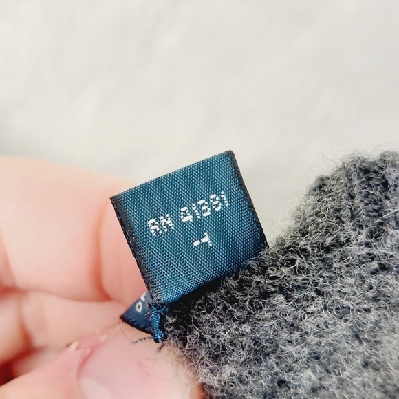 Polo by Ralph Lauren Gray & Black Long Sleeves V-Neck Pullover Sweaters 3526 - Picture 6 of 7